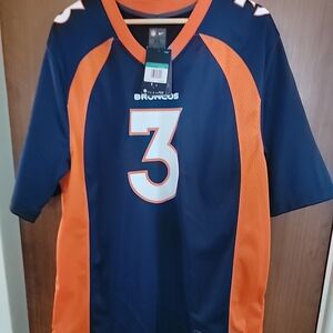 Nike Russell Wilson Denver Broncos NFL Men's NavyAlt On-Field GameDay Jersey XL
